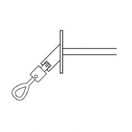 Occhiolo di sblocco 45° V2  per tende da sole e tapparelle 