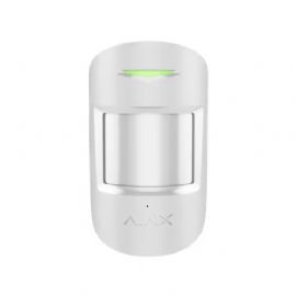 AJAX CombiProtect S BIANCO Rilevatore di movimento IR e rottura vetro wireless con microfono 67727