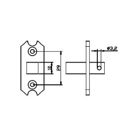 Adattatore indispensabile per le staffe da parete (tranne 163479) Max 50Nm per motoriduttori Ø45 v2