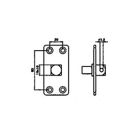 ART.3062 Adattatore per motoriduttori tubolari Ø55 v2 163481