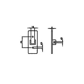 ART.3031 Staffa da parete per motoriduttori tubolari Ø55 v2 163483