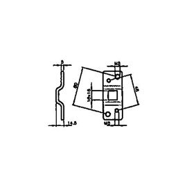 ART.3035 Staffa da parete per motoriduttori tubolari Ø55 v2 163482
